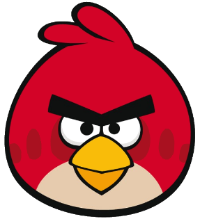 287x315 How To Draw Angry Birds Feltmagnet - Red Angry Bird Drawing