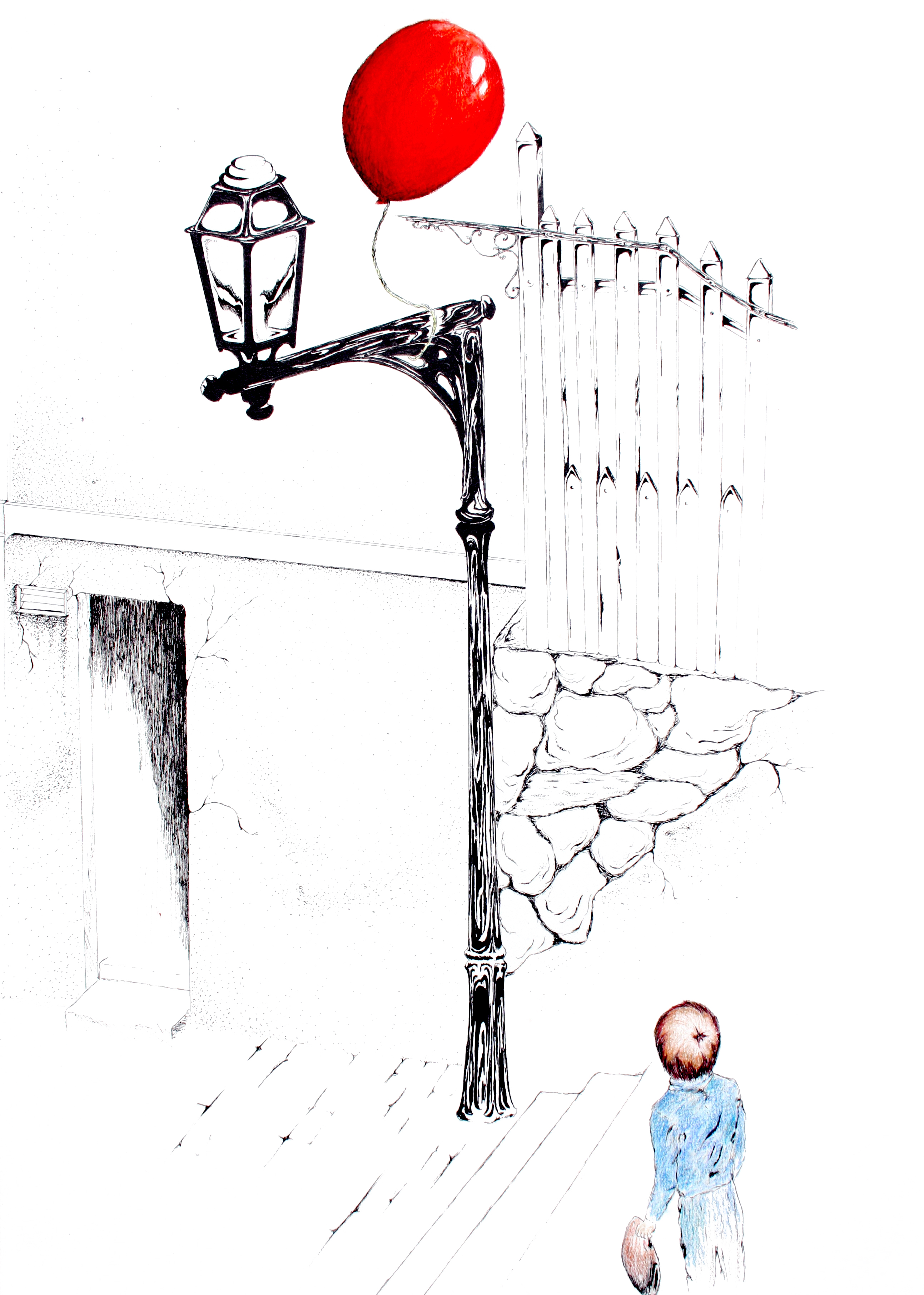 2586x3622 the red balloon welcome to my mind - Red Balloon Drawing