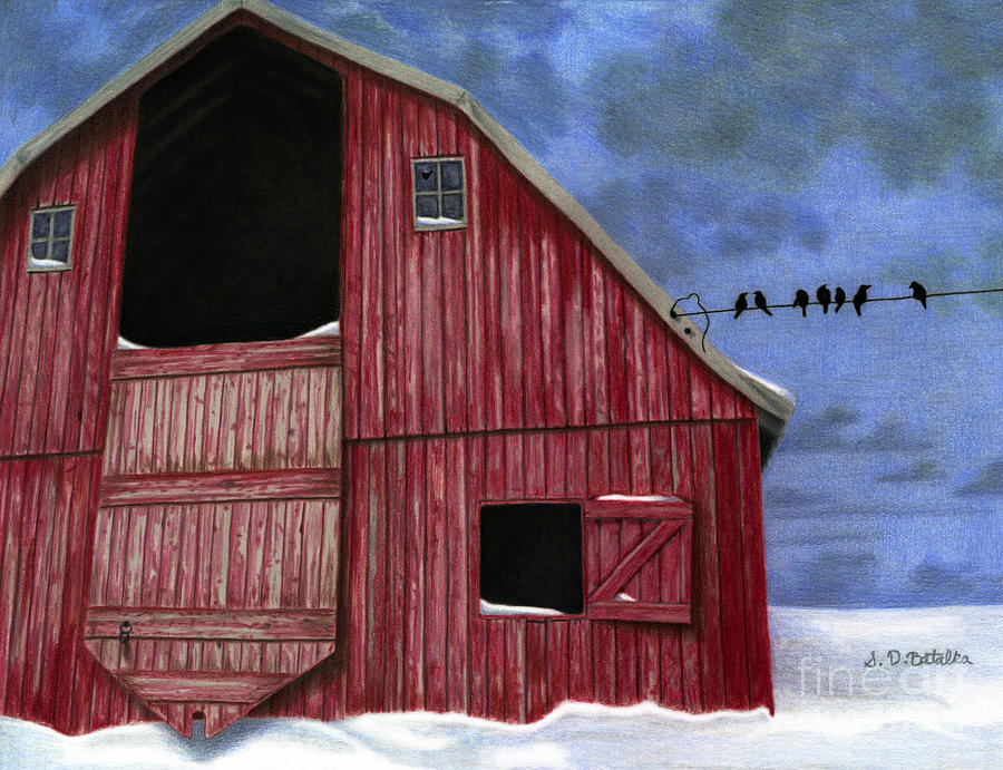 Red Barn Drawing at Explore collection of Red Barn