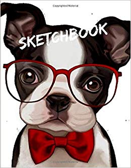 260x335 Sketchbook A Cute Fashion Puppy Dog With Red Bow Tie Themed - Red Bow Drawing