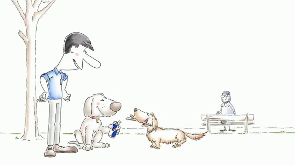 1000x562 red bull tv commercial, 'rover' - Red Bull Drawing