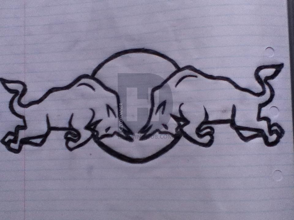 960x720 Red Bull Logo Drawing - Red Bull Logo Drawing