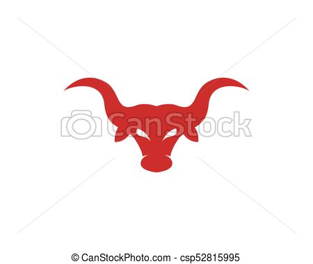 450x380 Red Bull Taurus Logo Template Vector Icon Illustration Vectors - Red Bull Logo Drawing