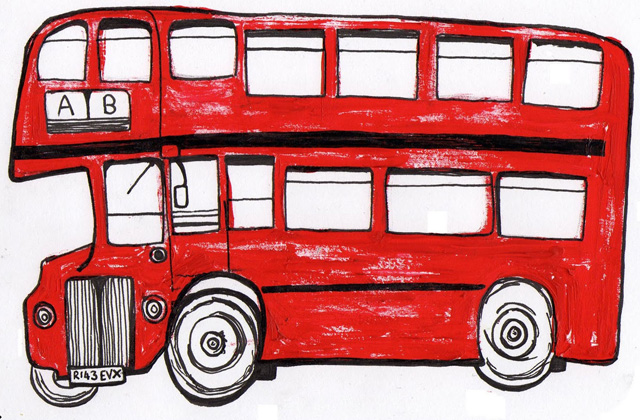 640x420 jump on the free big red bus and help charlton's children - Red Bus Drawing