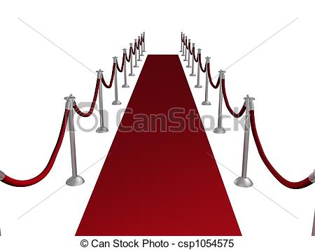 450x357 Illustration Of A Red Carpet Entrance Stock Illustrations - Red Carpet Drawing