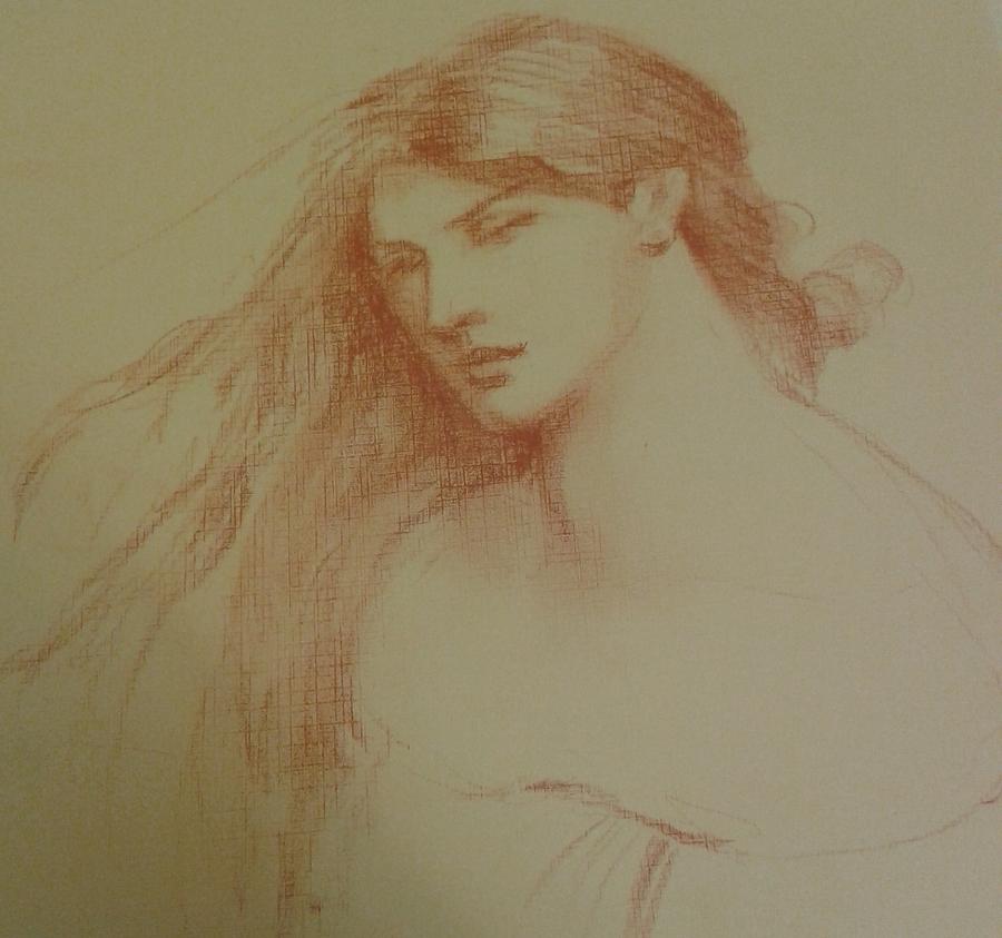 900x843 red chalk drawing - Red Chalk Drawing