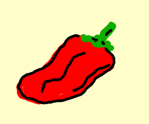 300x250 red chili pepper drawing - Red Chili Drawing