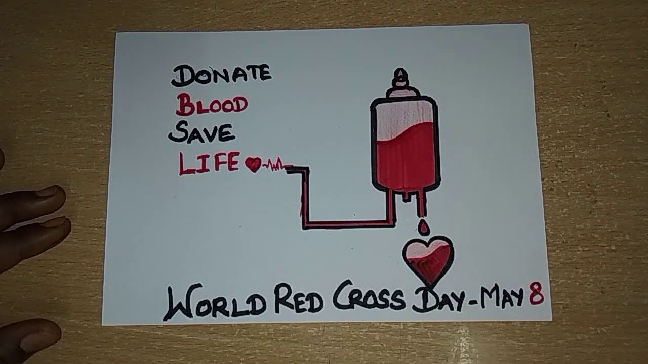 1280x720 international red cross day drawing for kids how to draw world - Red Cross Drawing