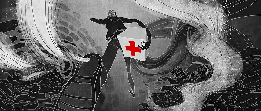 854x363 red cross angelica alzona - Red Cross Drawing