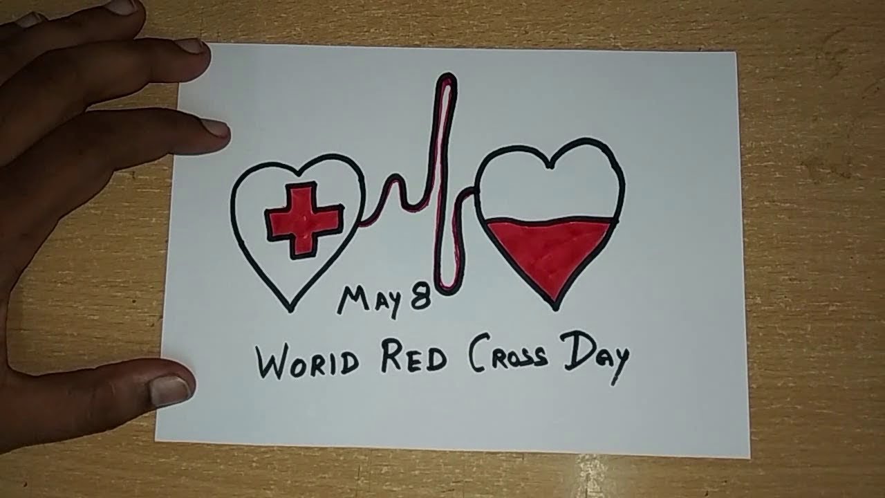 1280x720 world red cross day drawing - Red Cross Drawing