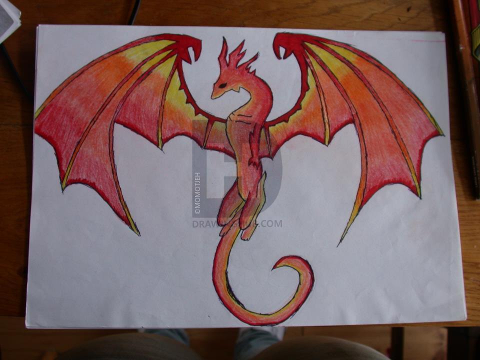 960x720 Red Dragon Drawing - Red Dragon Drawing