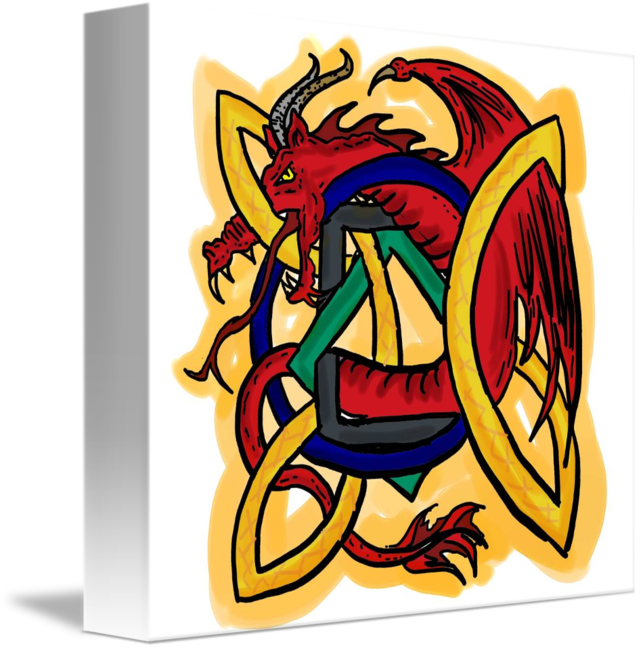 641x650 Celtic Design Red Dragon Drawing - Red Dragon Drawing