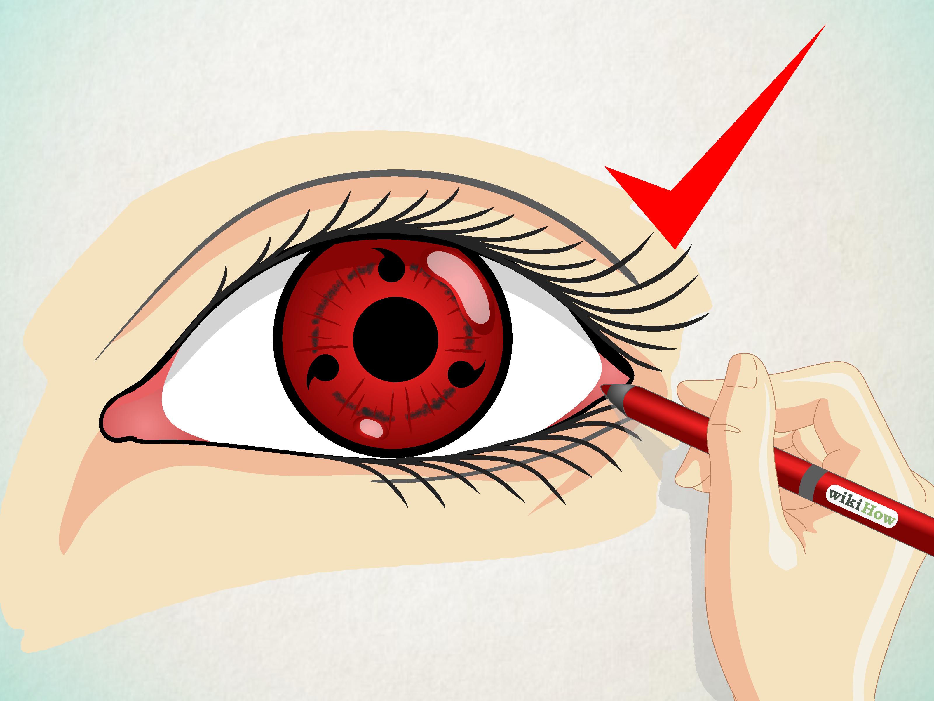 3200x2400 How To Draw Sharingan Steps - Red Drawing