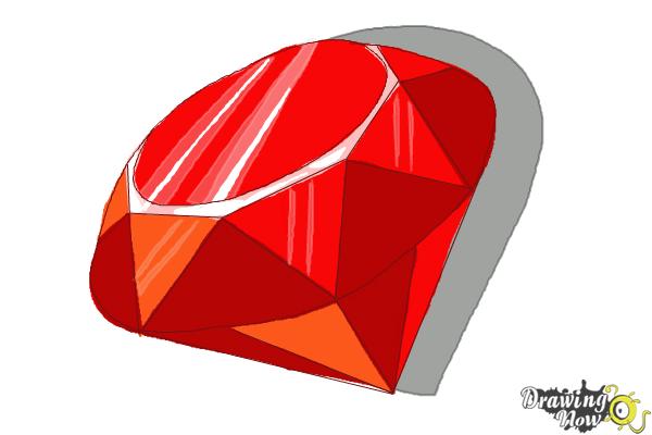 600x400 How To Draw A Ruby - Red Drawing