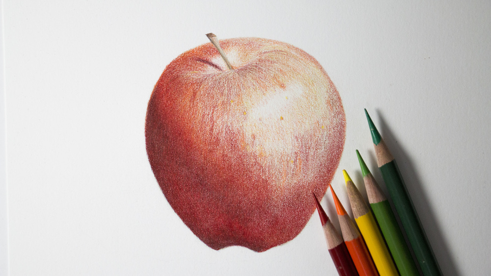 1000x563 Red Apple Tutorial Sharpened Artist - Red Drawing