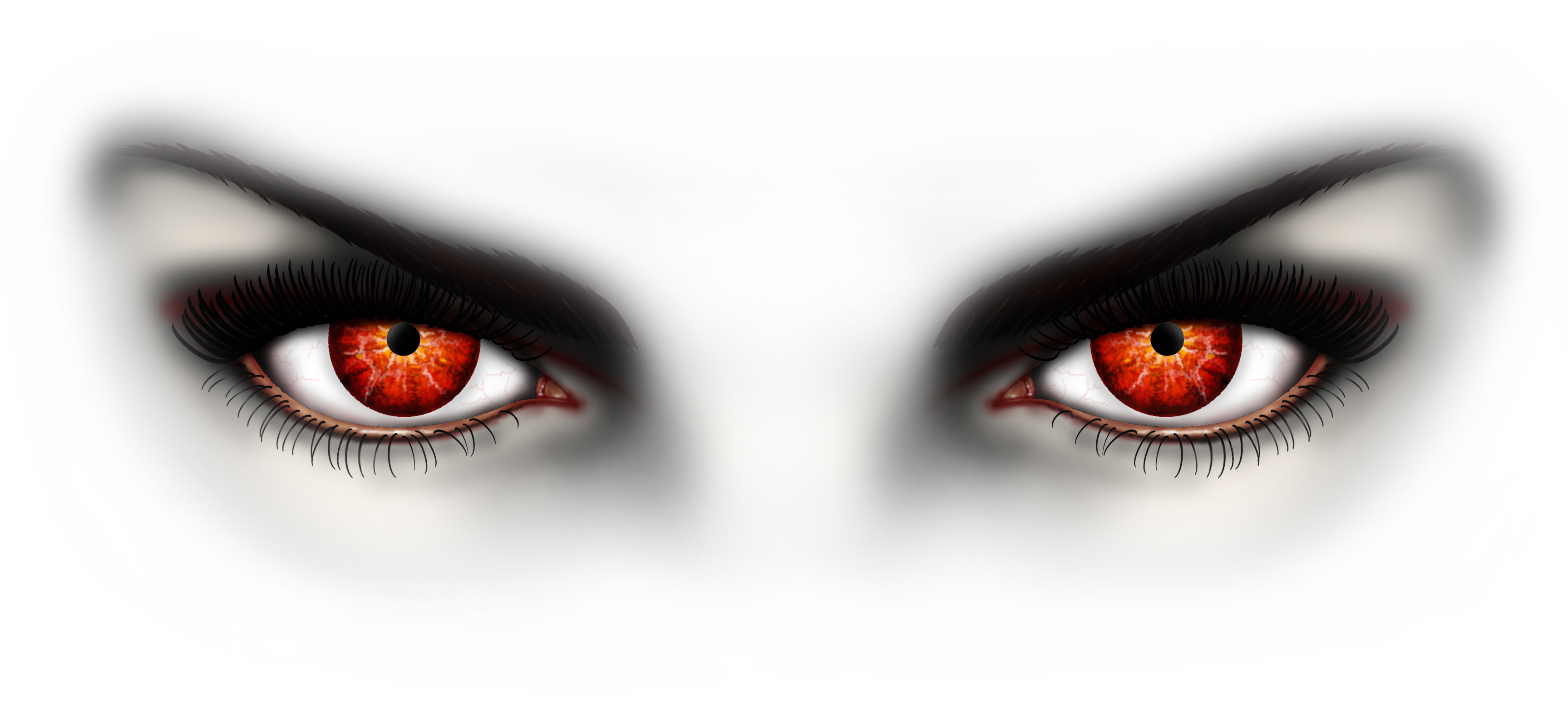 3454x1548 One Of My Favorite Drawings Ever Inspired - Red Eye Drawing. 