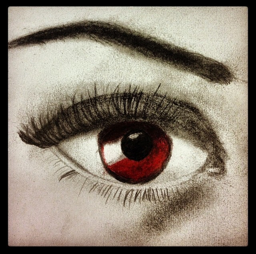 Red Eye Drawing at PaintingValley.com | Explore collection of Red Eye ...