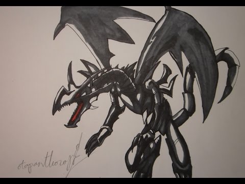 480x360 Drawing Red Eyes Black Dragon From Yu Gi Oh! Otapanthorajr - Red Eyes Black Dragon Drawing
