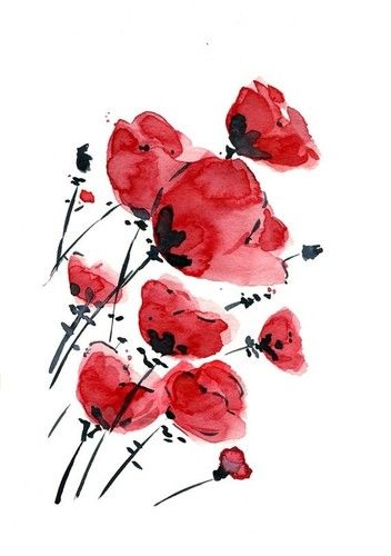 352x500 flowers for gt flower tumblr drawings flower art art - Red Flower Drawing