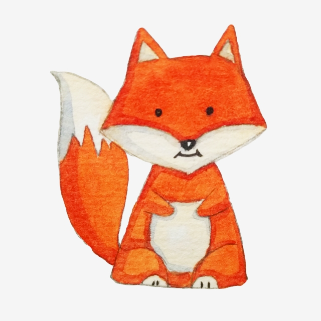 640x640 Drawing Fox, Fox, Red, Watercolor Png And For Free Download - Red Fox Drawing