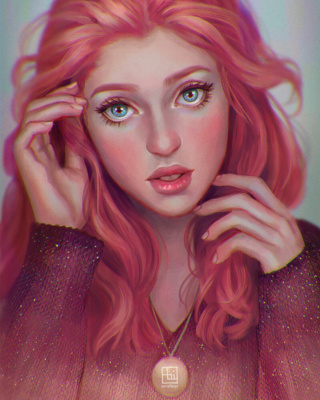 320x400 I Love Drawing Redheads! - Red Hair Drawing