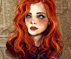 300x250 Red Hair Drawing Tumblr - Red Hair Drawing