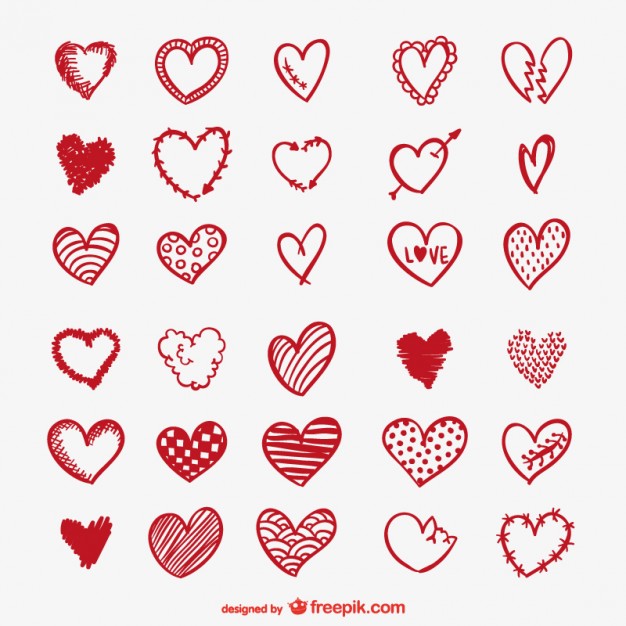 626x626 red heart drawings vector free download - Red Heart Drawing