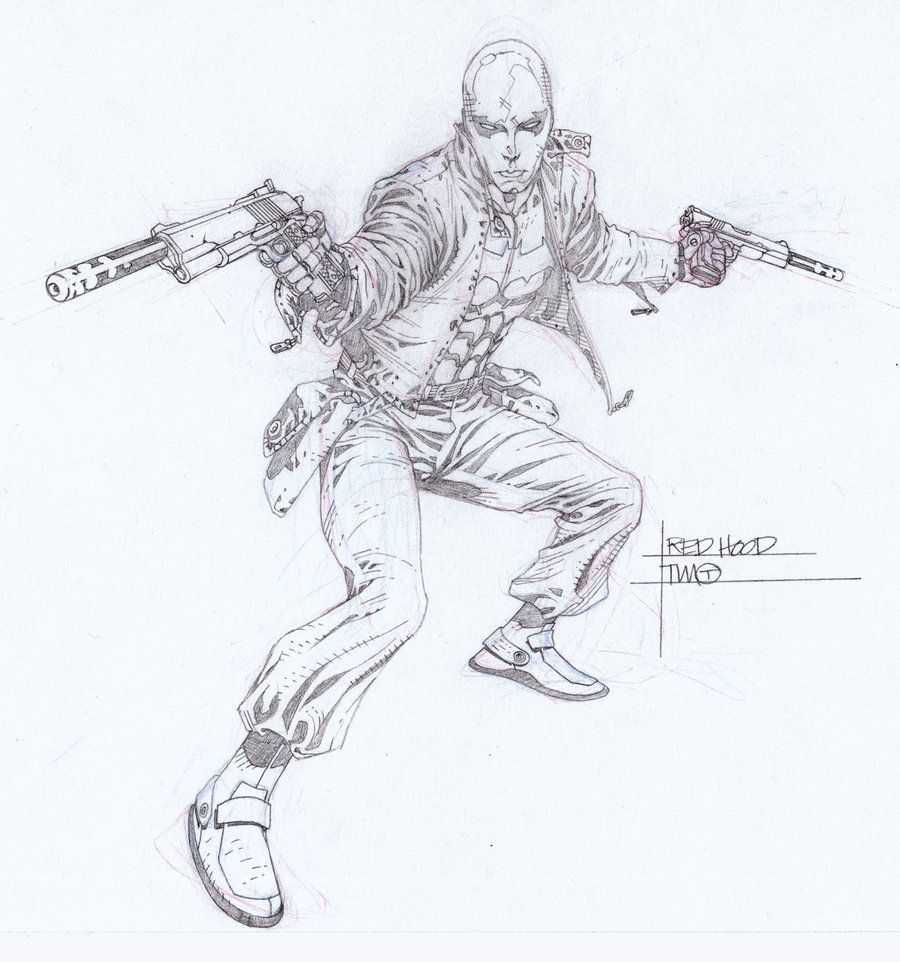 900x962 red hood drawings in pencil batman coloring pages red hood - Red Hood Drawing