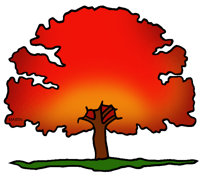 648x576 Red Tree - Red Oak Tree Drawing