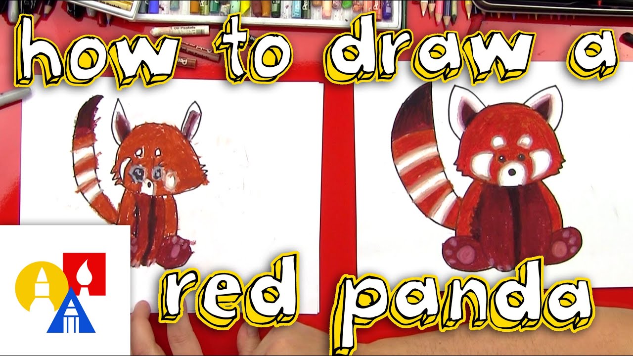1280x720 How To Draw A Red Panda - Red Panda Drawing