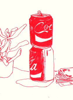 250x342 Red Pen Drawing Tumblr - Red Pen Drawing