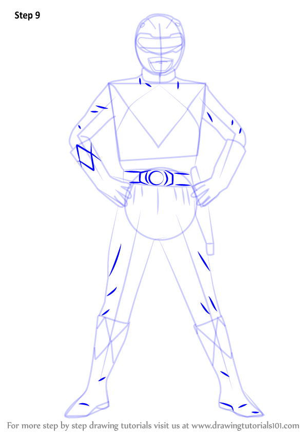 Повер рисовать. Step by Step draw Power Ranger. Как нарисовать ниндзя для начинающих. Как нарисовать ниндзя тару. How to draw Red Power Rangers.