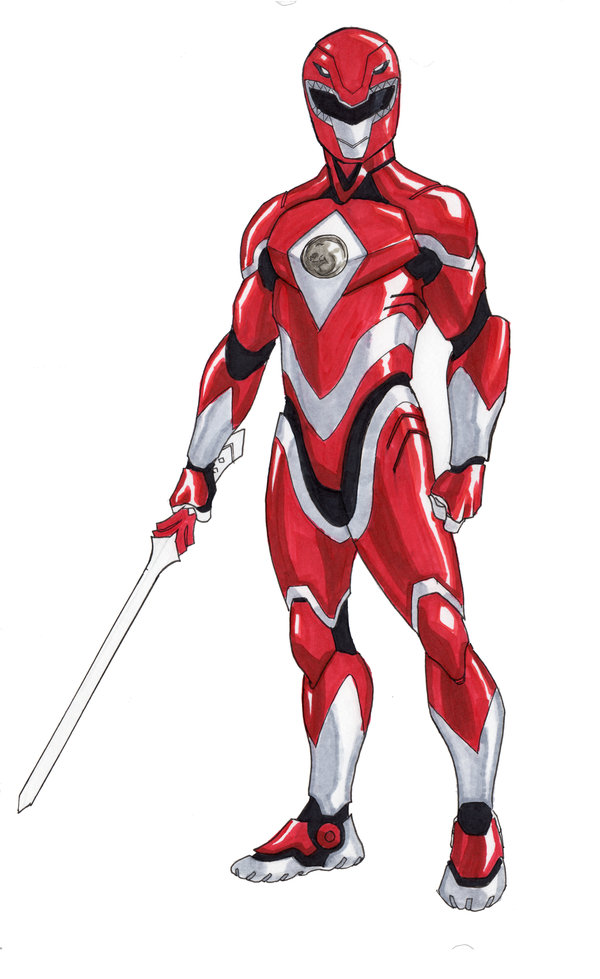 Red Power Ranger Drawing at Explore collection of