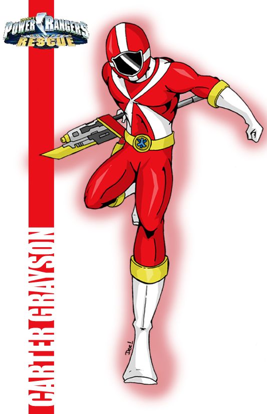 533x824 this is a digital drawing of the power rangers spd in their swat - Red Power Ranger Drawing