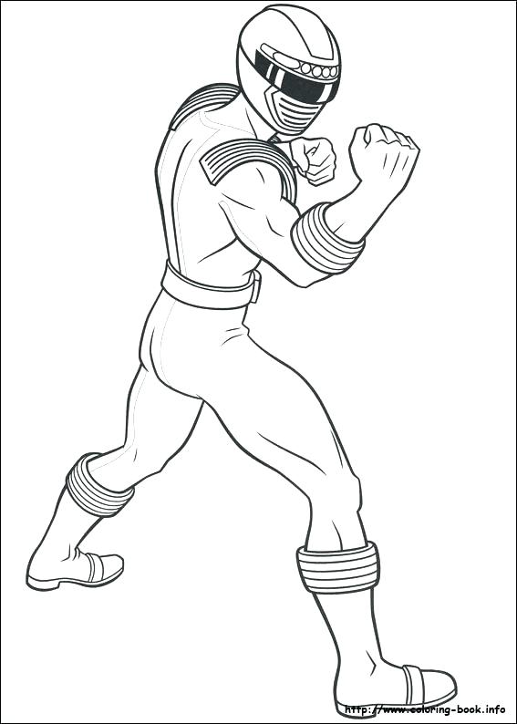 567x794 red power ranger coloring pages - Red Power Ranger Drawing