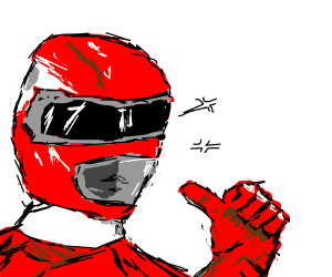 300x250 red power ranger drawing - Red Power Ranger Drawing