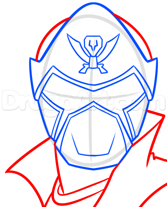 Red Power Ranger Drawing At Paintingvalley Com Explore