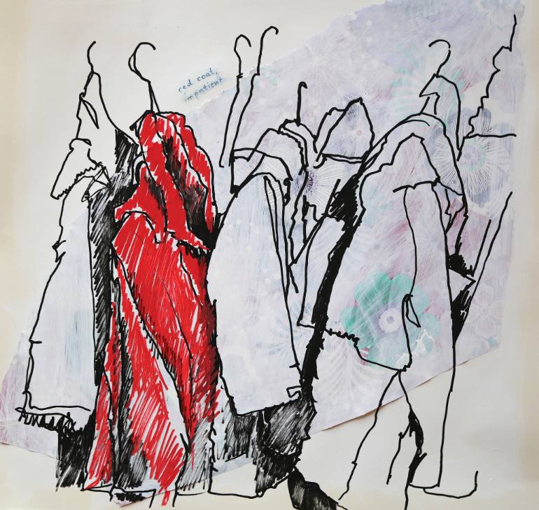 770x729 Red Coat, Impatient Drawing - Redcoat Drawing
