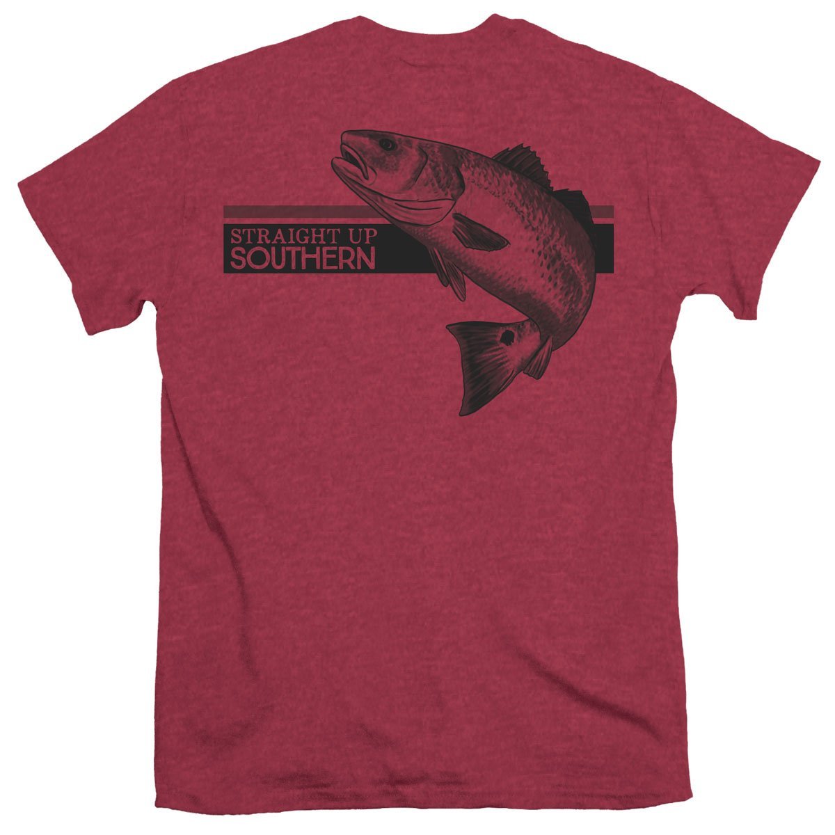 1200x1200 Straight Up Southern Redfish Drawing - Redfish Drawing