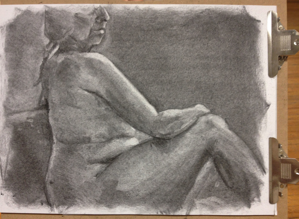 1000x733 Life Drawing, A Little Vacation From Science Illustration - Reduction Drawing