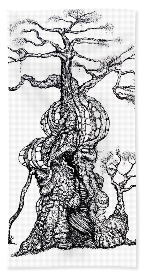 500x967 redwood tree castle drawing bath sheet for sale - Redwood Drawing