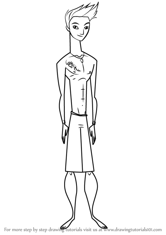 567x800 learn how to draw reef from stoked - Reef Drawing