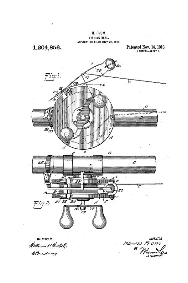 600x900 fishing reel drawing - Reel Drawing