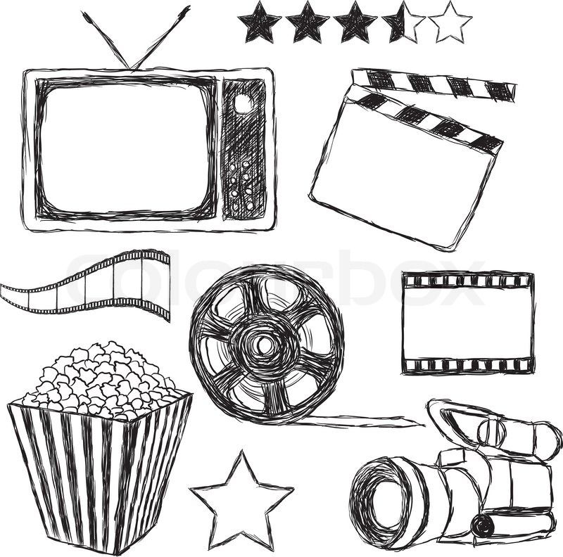 800x792 image result for movie reel doodle doodles doodles, doodle - Reel Drawing