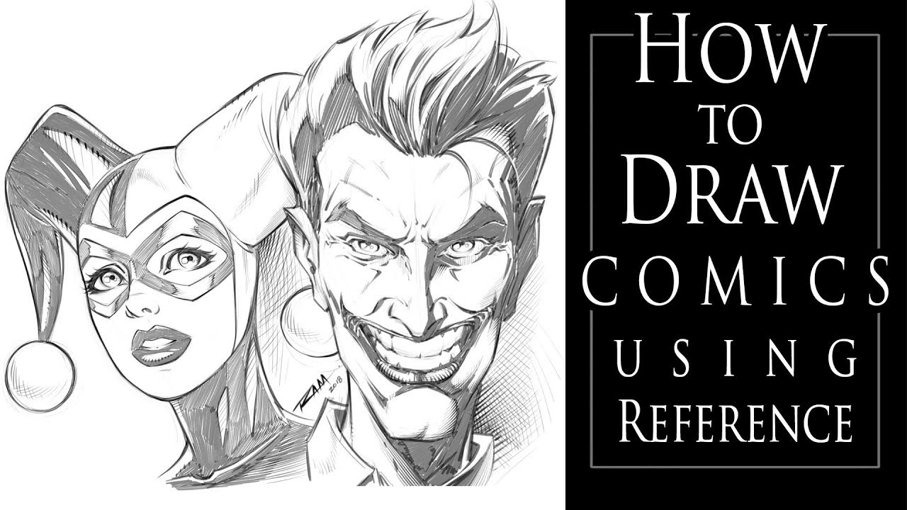 1280x720 How To Draw Comic Art Using Photo Reference - Reference Pictures For Drawing