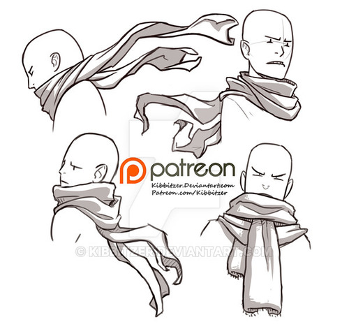 500x471 Scarves Reference Sheet - Reference Pictures For Drawing