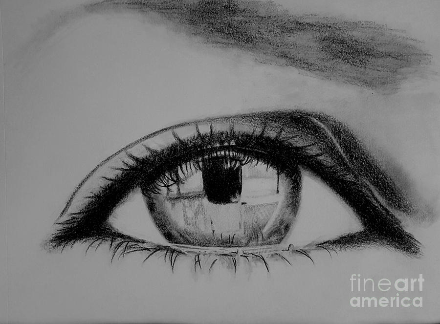 900x663 reflection drawing - Reflection Drawing