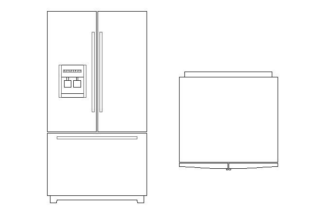 Refrigerator Drawings at PaintingValley.com | Explore collection of