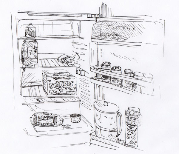 600x516 What's In Prince's Fridge - Refrigerator Drawings