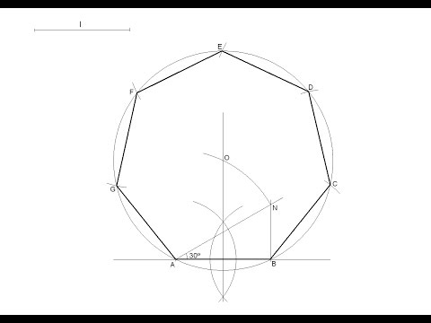 480x360 How To Draw A Regular Heptagon Knowing The Length Of One Side - Regular Drawing